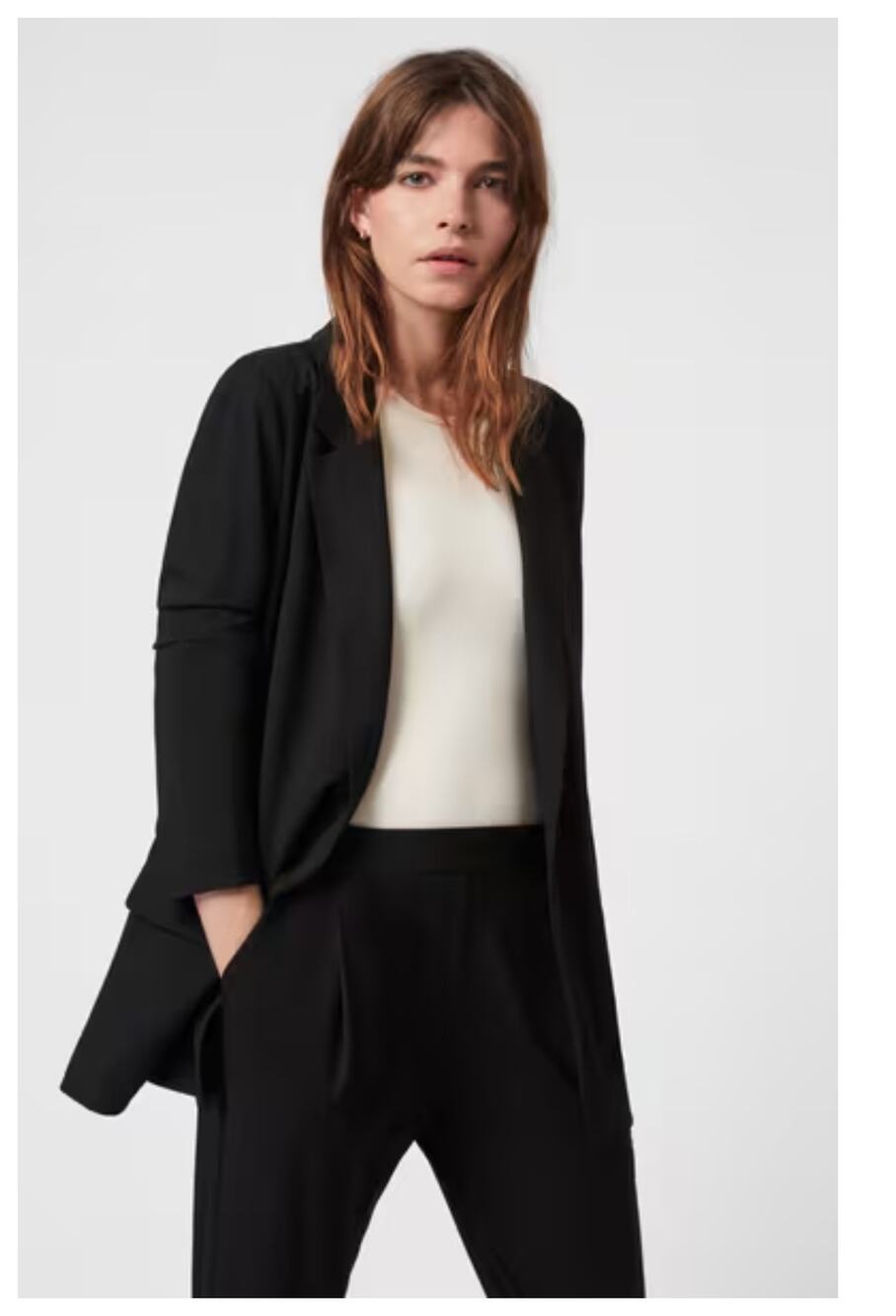 NEW AllSaints Aleida Jersey Blazer Size US/2